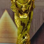 FIFA World Cup Soccer Trophy Resin Golden Champion Cup 10, 14, 17 inches