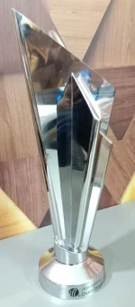 T20 World Cup Championship Trophy Replica Premium stainless steel 18 Inches - Image 5
